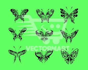 Free Free Tribal Butterfly Svg 552 SVG PNG EPS DXF File