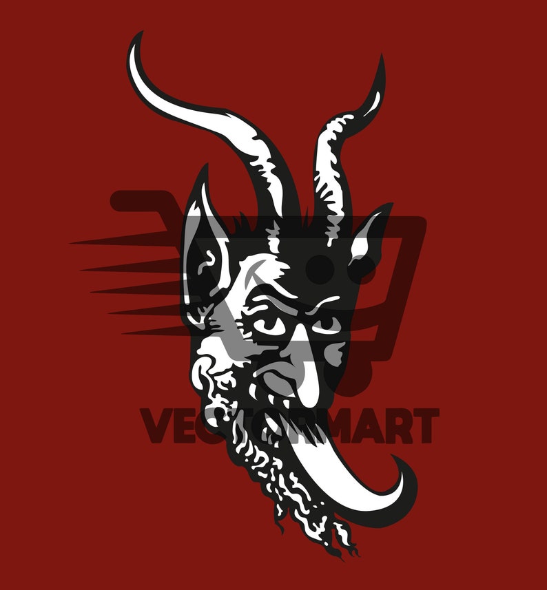 Download Krampus Vector Art SVG PDF EPS Png Jpeg Other Files | Etsy