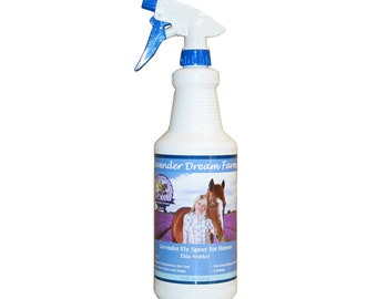 Natural Lavender Fly repellent Spray for Horses - with 100% Pure Lavender oil