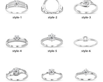 Cubic Zirconia Verlovingsringen, Diamanten Ringen, CZ Ring Eternity ring, CZ Sieraden, Berricle Ring Sterling Zilveren Ringen, Cubic Zirconia Ringen