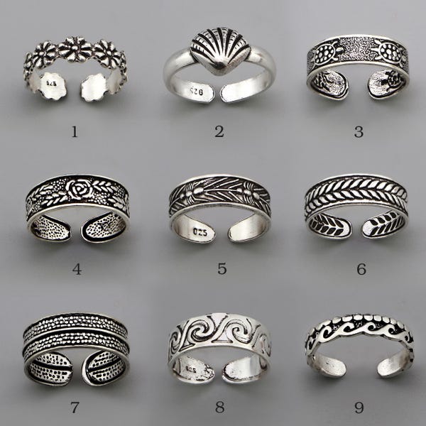 Turtle Toe Ring - Etsy