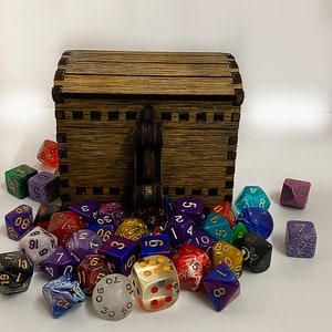 Handmade Wooden Dice Chest
