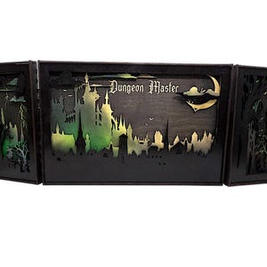 Wooden Dungeon Master Screen, Gothic Horror and Strahd inspired