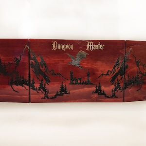 Customizable Handmade Wooden Dungeon Master Screen