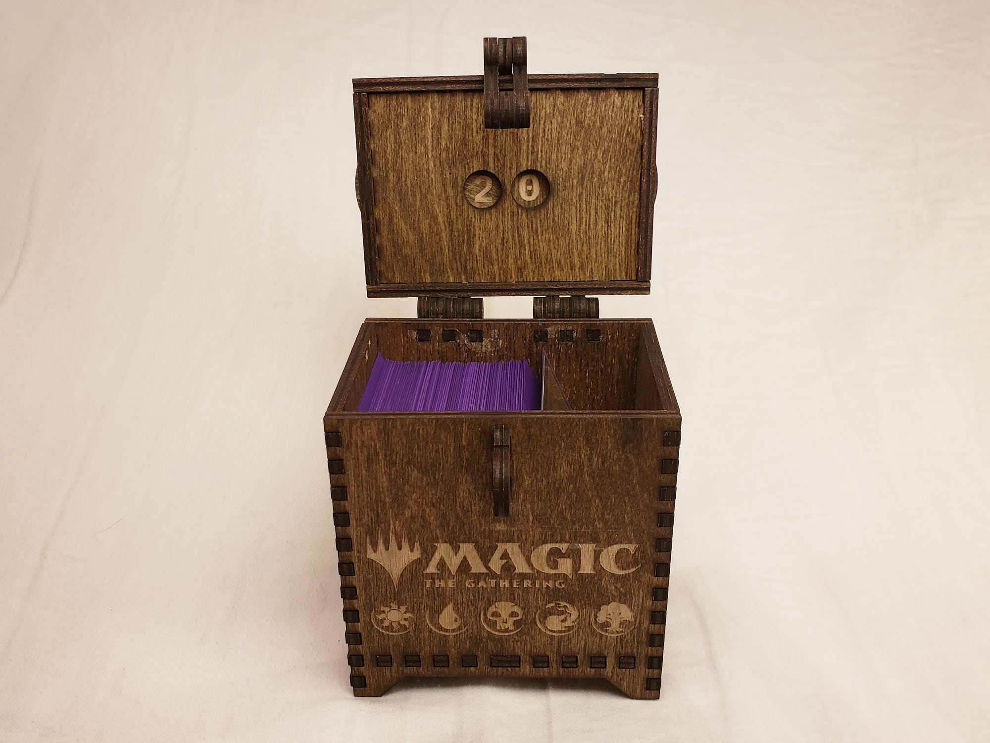 Wooden Handmade Magic the Gathering Deck Box with Living Hinge Etsy 日本