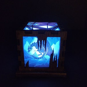 Dungeon Cave Fantasy Led Desk Lamp and Nightlight