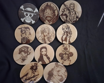 Posavasos One Piece de madera y resina
