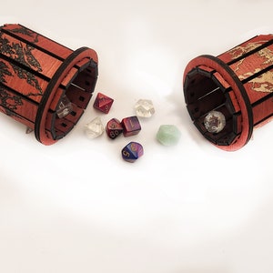 Dungeons and Dragons Themed Dice Cups