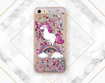 s9 case unicorn iPhone 8 Plus Galaxy s7 Edge Case iPhone X s7 phone case s8 plus case Case for Samung iPhone 6 case iPhone glitter SGG_076