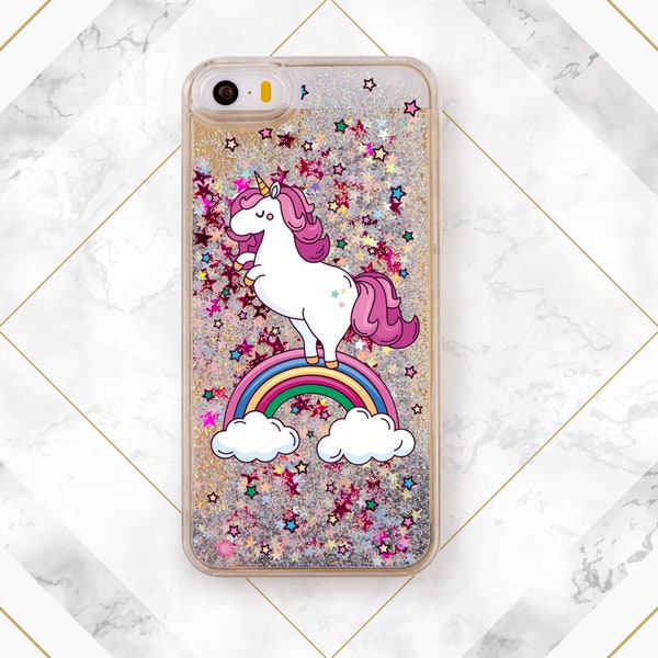 s9 case unicorn iPhone 8 Plus Galaxy s7 Edge Case iPhone X s7 phone case s8 plus case Case for Samung iPhone 6 case iPhone glitter SGG_076