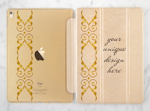 IPad Case Custom Personalized Case Golden Smart Case iPad Flip