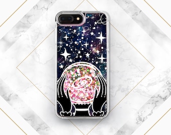 Phone case stars iPhone case space iPhone case magic Phone case glitter iPhone glitter case, iPhone 6s case s9 case iPhone 7 Plus s8 case s9
