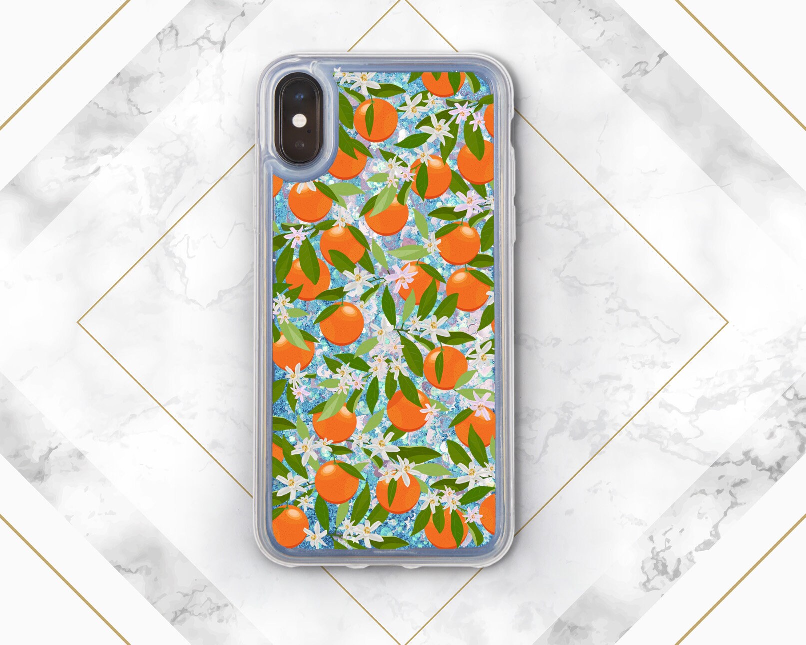 Orange Blossom Iphone Case Glitter Phone Clear Case Iphone 11 Etsy Orange Blossom Iphone Case Glitter Phone Clear Case Iphone 11 Etsy