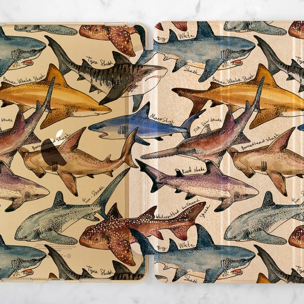 iPad case shark iPad case fish iPad Air 3 case iPad case 10 5 iPad mini 5 iPad 2018 case iPad case 12 9 iPad case stand iPad 6th gen case