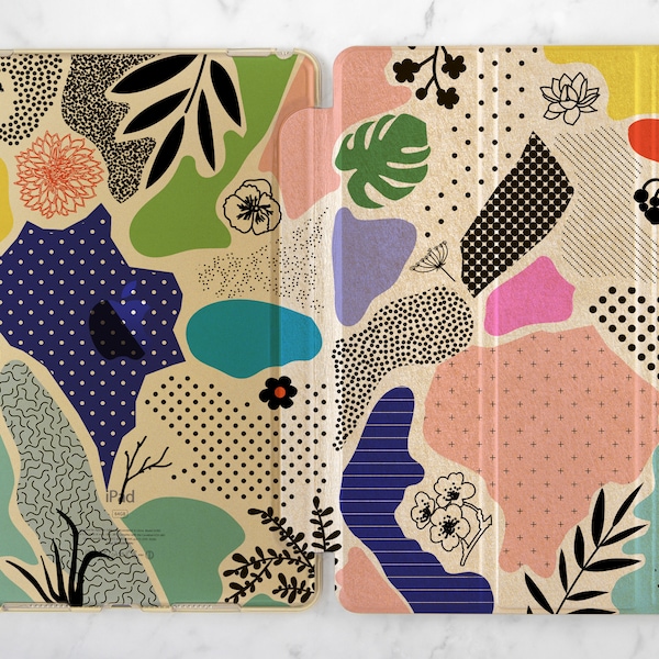 iPad arte moderna stampa arcobaleno pois iPad 7a generazione custodia iPad custodia 9 7 custodia iPad 10 5 custodia dorata iPad Air 3 custodia iPad 12 9 iPad oro rosa