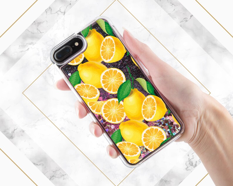 Iphone Lemon Case Phone Case Yellow Iphone Case Citrus Phone Etsy