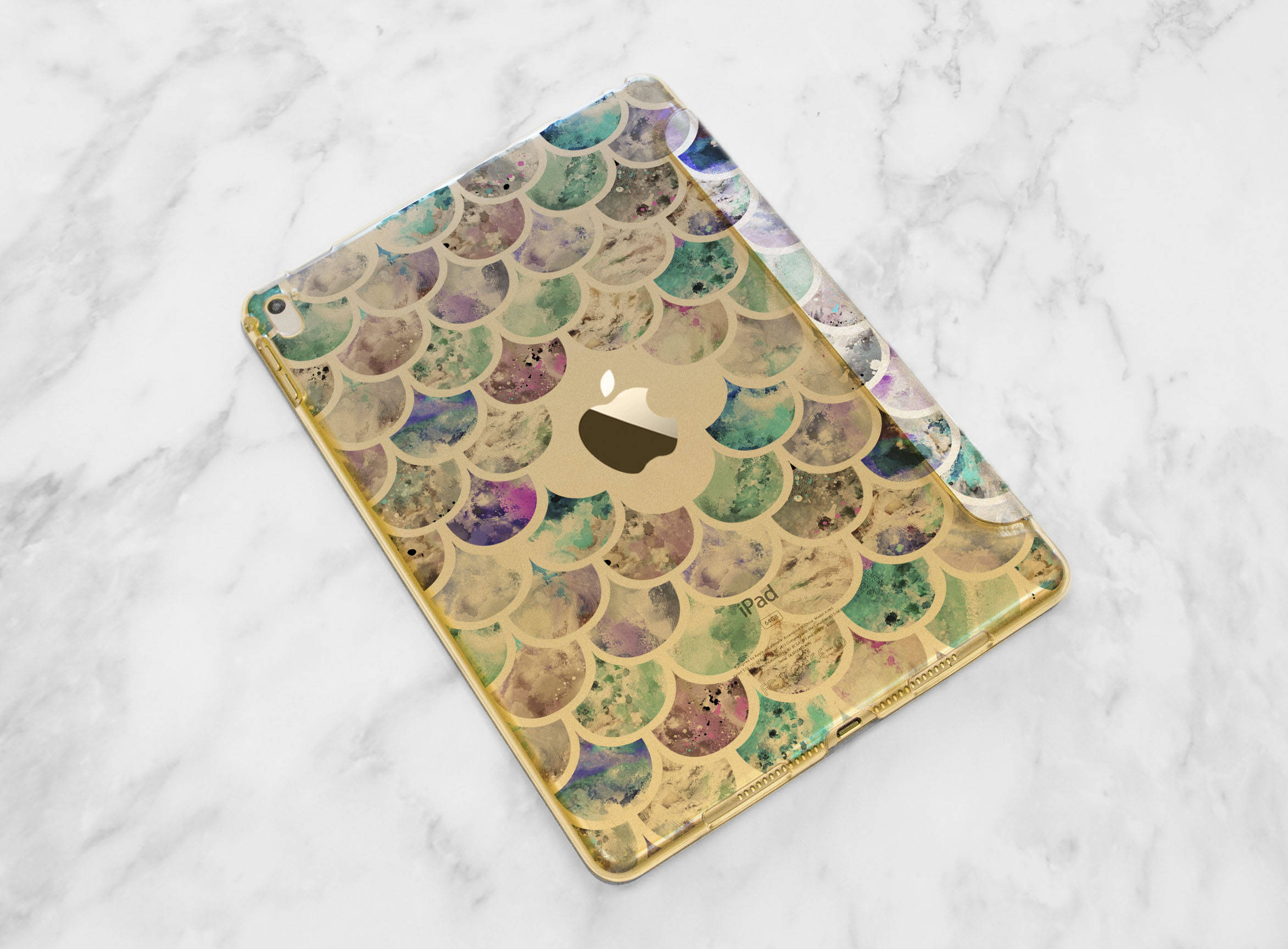 Fish scale case iPad golden case iPad case 10 5 iPad fish Etsy