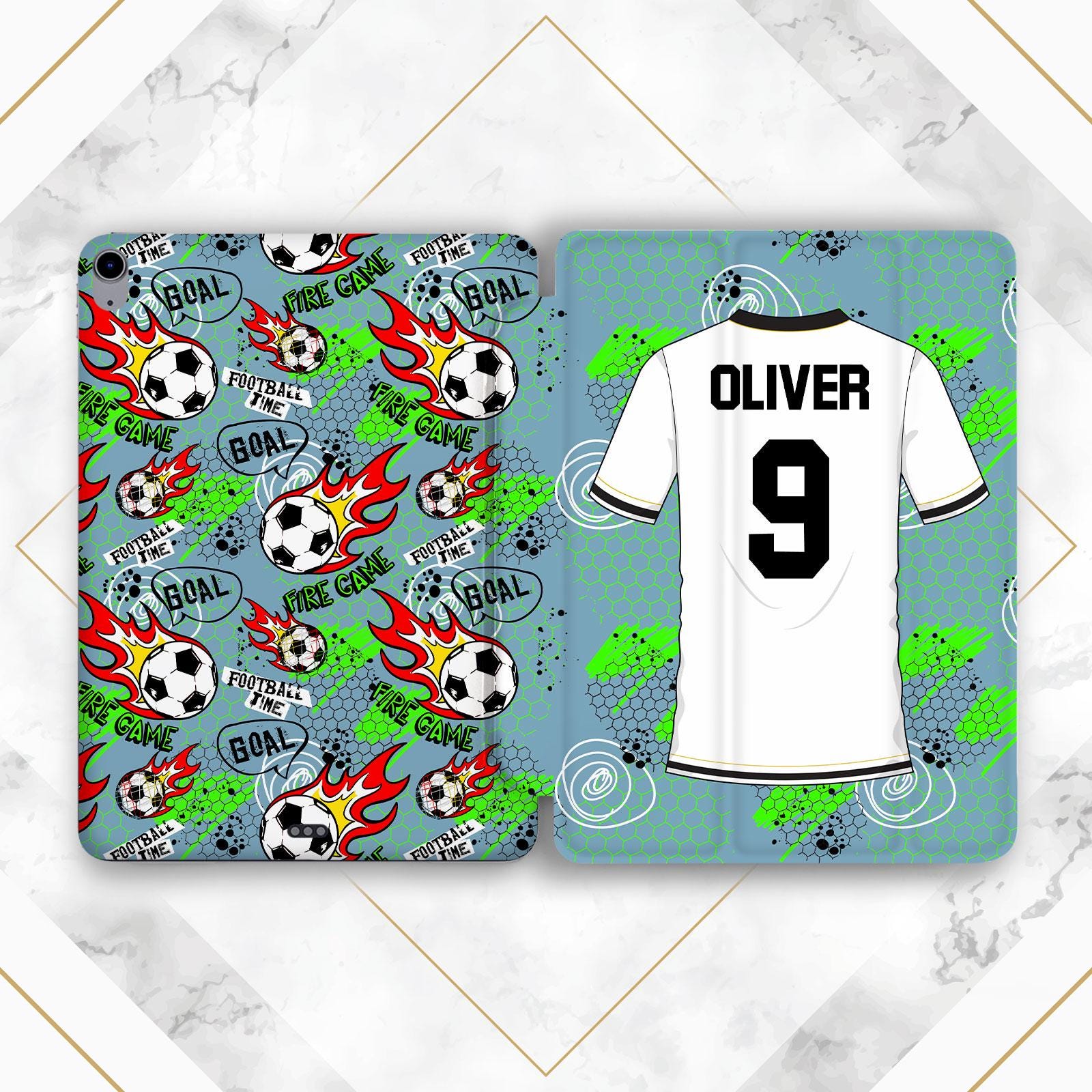 IPad Case Football Personalized iPad Case Name iPad Case Sport for