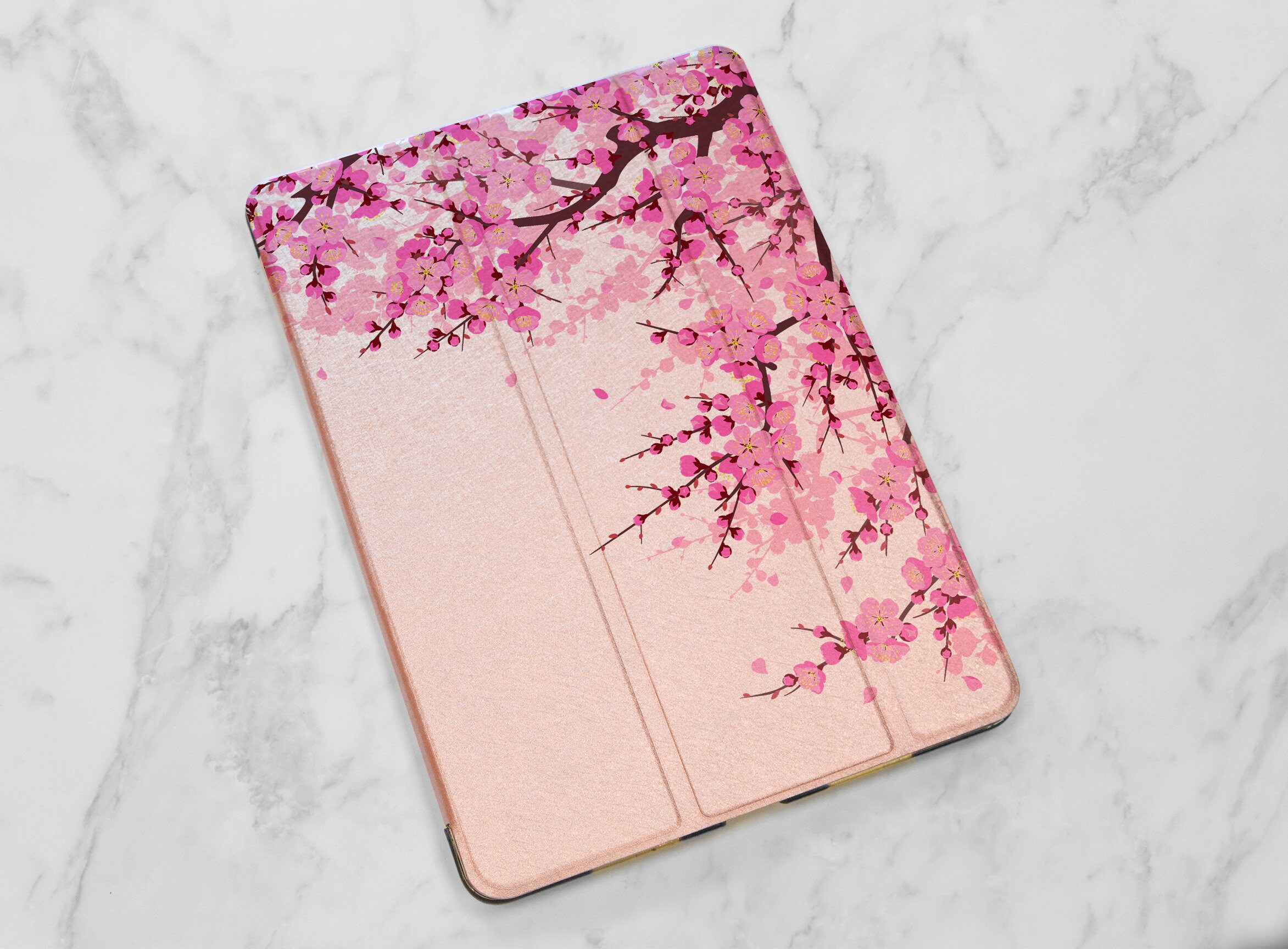IPad case sakura Light pink flowers Japanese flora iPad smart Etsy