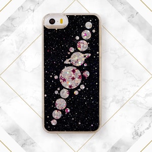 Deep blue case Liquid glitter Planets iPhone 11 Pro Max iPhone X iPhone SE 2020 iPhone 11 Pro Case for Samsung s9 plus case iPhone 11 Galaxy
