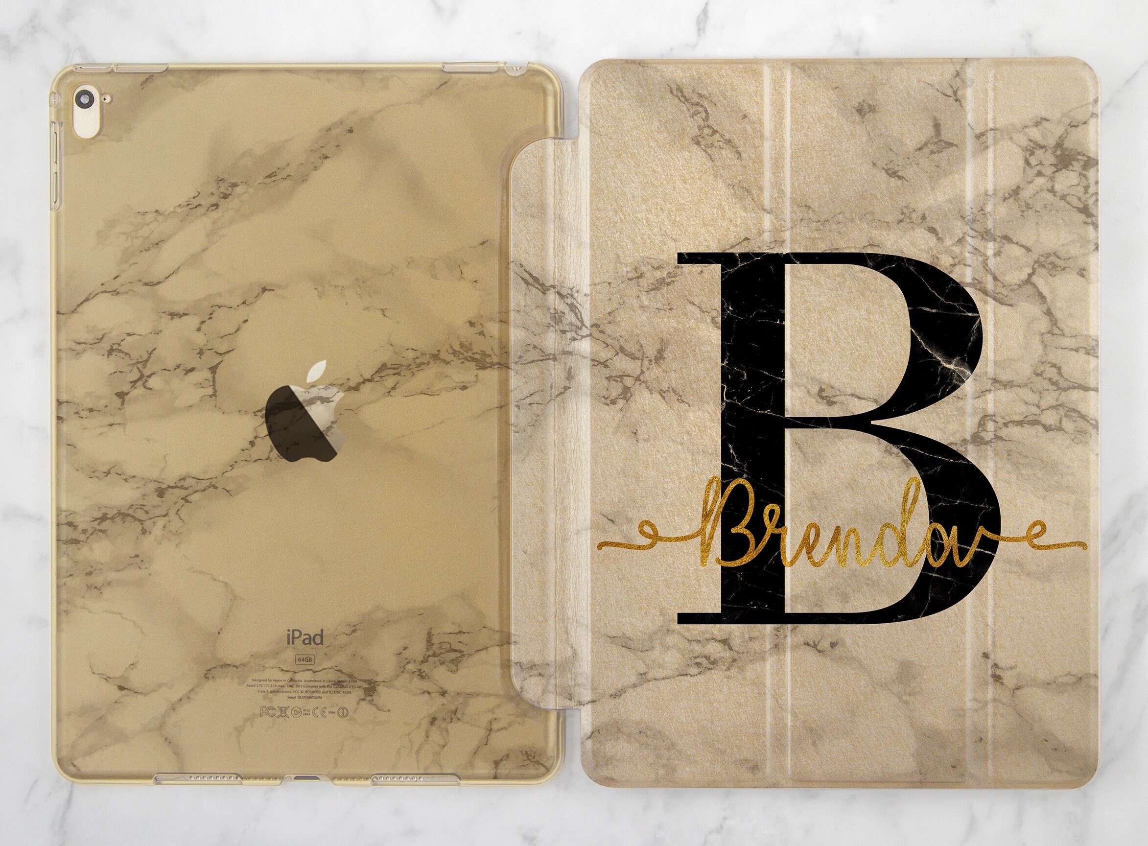IPad case custom Personalized case Golden case iPad case 12 9 Etsy