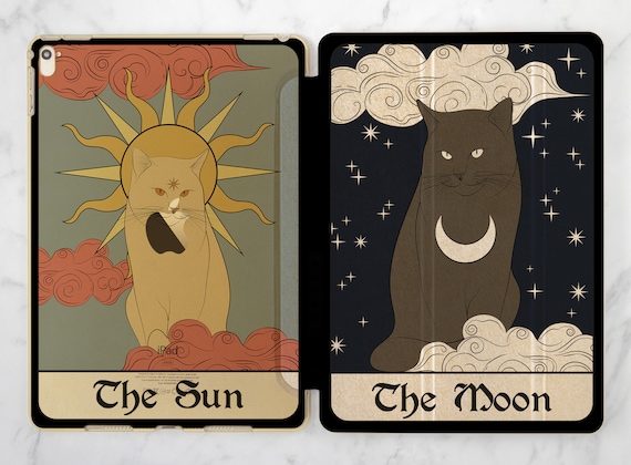Tarot card art Cat lover gift Black magic art iPad case cat iPad smart case iPad mini 5 case iPad Air 3 case Case iPad mini 4 iPad case 9 7