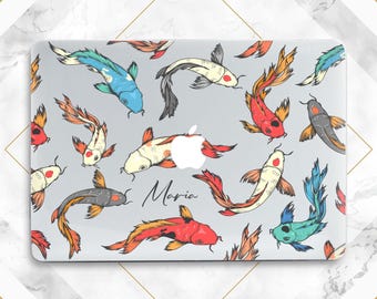 Custodia Rigida Per MacBook Con Arte Giapponese Koi Fish, Per Air 13 E Pro 14 16 Pollici