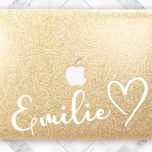 Custom Macbook case name Silver Macbook case glitter Pro 14 Macbook Pro 16 Personalized case Air 13 2020 Pro 13 2020 case Case minimalist
