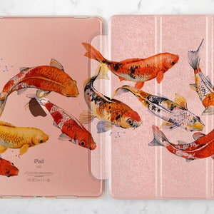 Pesce d&#39;oro custodia iPad custodia pesce iPad 2017 custodia iPad 10 2 iPad custodia intelligente iPad 9a generazione custodia iPad mini 5 supporto per iPad Mini pesce giapponese dorato