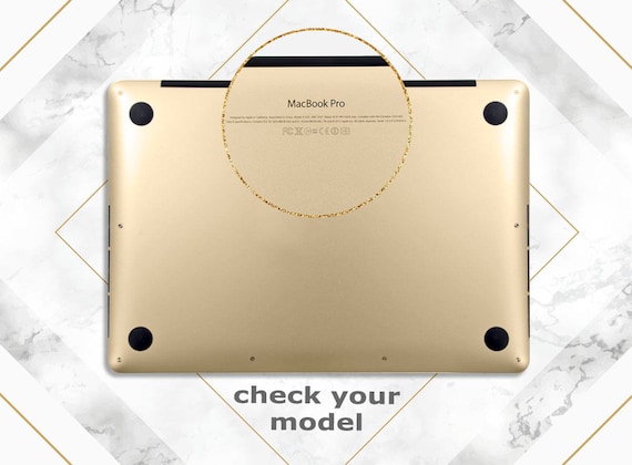 MacBook Air GOLD♡ ケース付き Cute Checkered Case MacBook Case Cherries Bows and Hearts Light