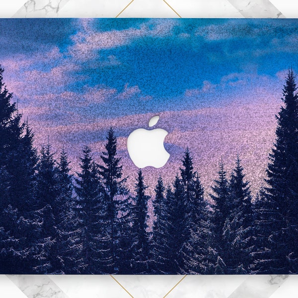 Skin Autocollant Itsaskin Pour MacBook Air Retina 13″ – Motif Forêt/galaxy – Neuf