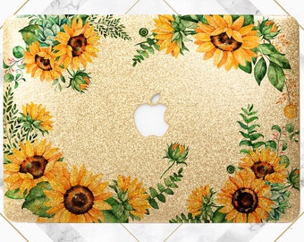sunflower macbook air case