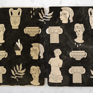 iPad case antique Black marble case Aesthetic art iPad case 9 7 iPad flip cover iPad 10 2 iPad smart case iPad case 10 5 iPad mini 5 iPad