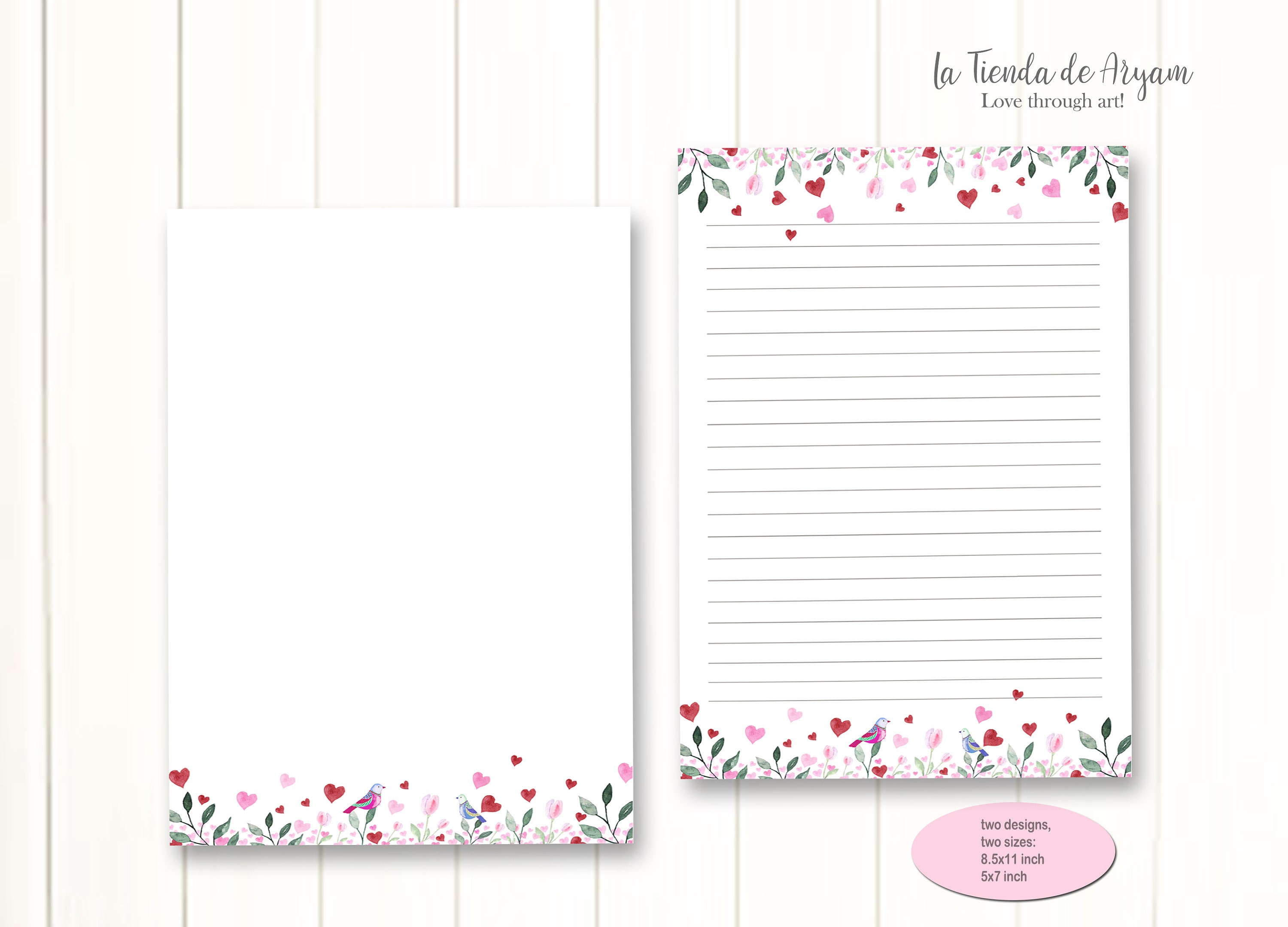 Kids Letter Writing Set Girls Watermelon Stationery Paper Camp Letter Lined  Paper Lined Stationary for Kids Writing Paper Pink Green 