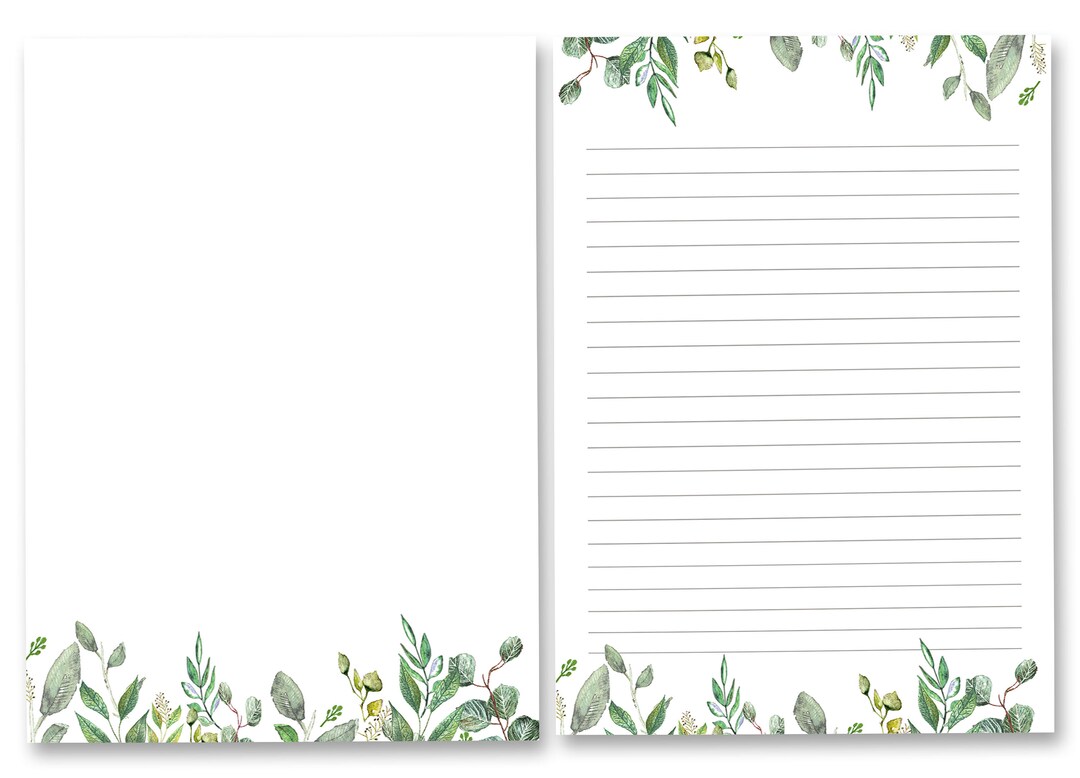 Stationery, Writing Paper Printables, Letter Paper, 5x7 Notepad , Card ...