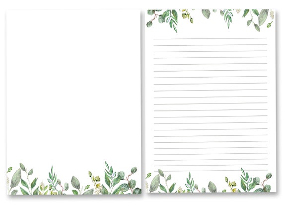 5x7 Lined Paper Instant Download Digital Lined Paper Journal Pages Lined  Journal Pages Printable Lined Paper Lined Pages Print 
