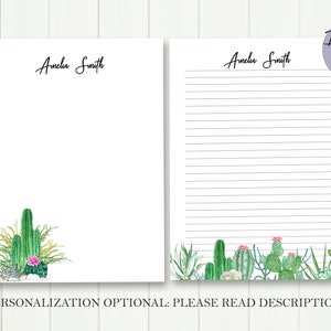 Stationery, Writing Paper PRINTABLES, Letter Paper, 5x7 Notepad, Card ...