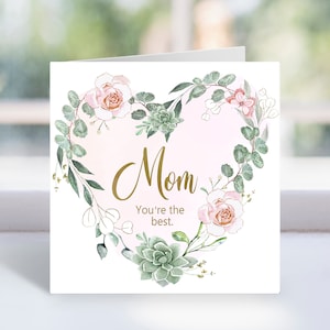 Moeder kaart, afdrukbare kaart, Moederdag kaart, nieuwe moeder cadeau, Moederdag, afdrukbare Moederdag kaart, verjaardagskaart voor mama