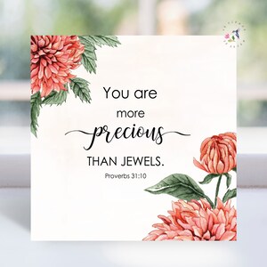 Printable Bible Verse Cards, Mother's Day Scripture Cards, Women Bible ...