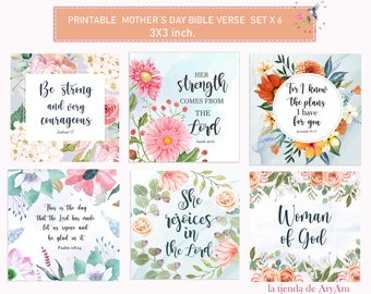 Printable Bible Verse Cards, Mother's Day Scripture Cards, Mother's Day Bible  Cards, Women Bible Verses Tags