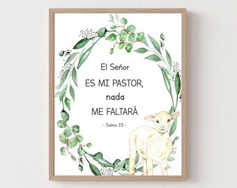 salmo 23, psalm 23 in spanish iPad Case & Skin for Sale by