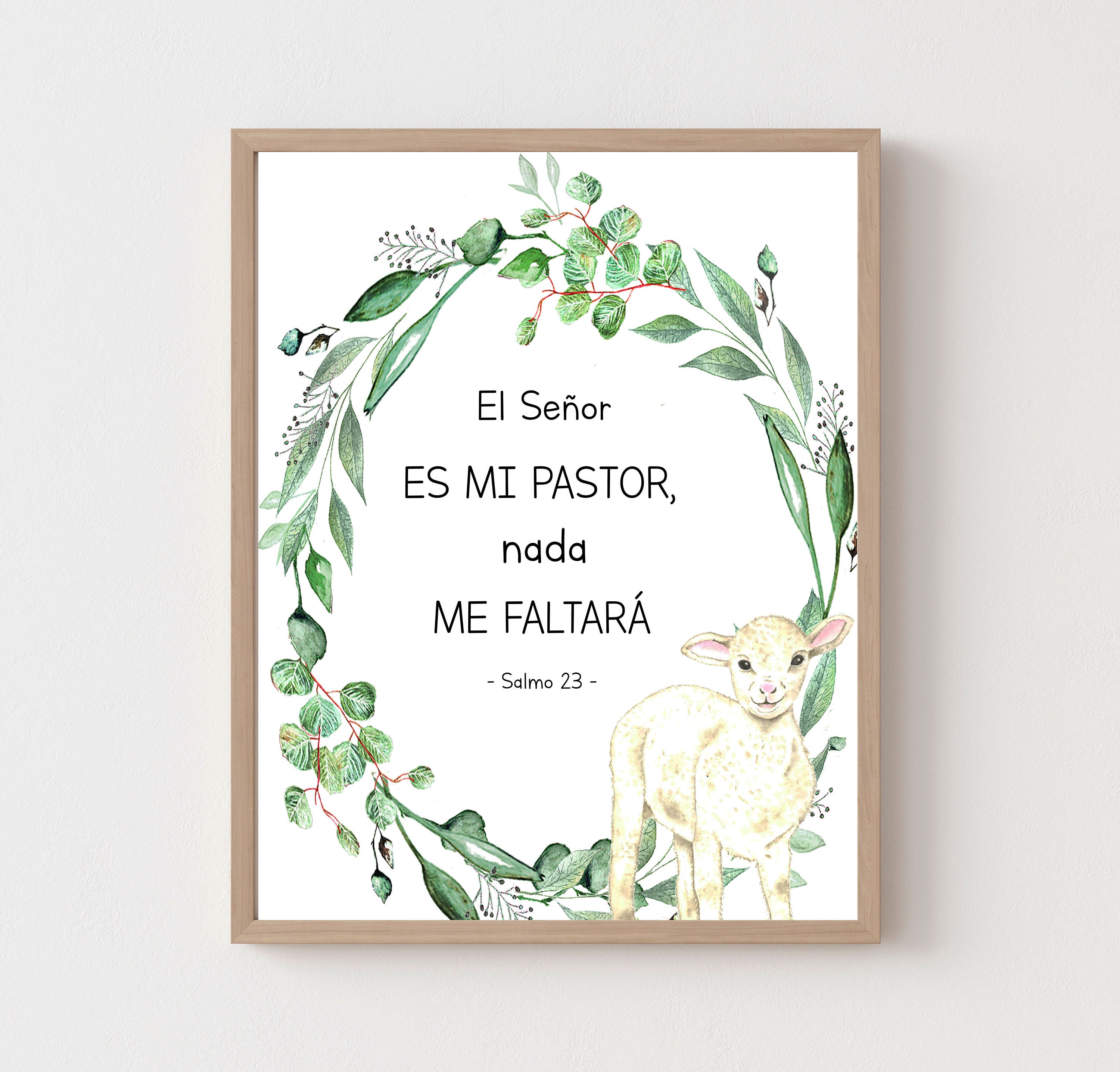 5 x 5 Meadow PMC Mini-Album, Salmo 23 (23rd Psalm, Spanish)