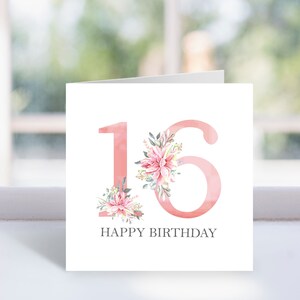 Druckbare 16.Geburtstagskarte, 16.Geburtstagskarte zum ausdrucken, Spanische 16.Geburtstagskarte, personalisierte 16.Geburtstagskarte