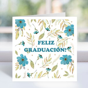 印刷可能なスペイン語の卒業ギフトタグ、Feliz Graduacionカード、スペイン語の卒業ギフトタグ、スペイン語のHappy Graduacionカード、Congratulaciones