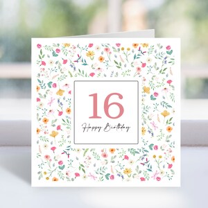Carte de 16e anniversaire imprimable, carte de 16e anniversaire imprimable, carte de 16e anniversaire espagnole, carte de 16e anniversaire personnalisée