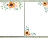 Stationery Writing Paper Printables Letter Paper 5x7 - Etsy