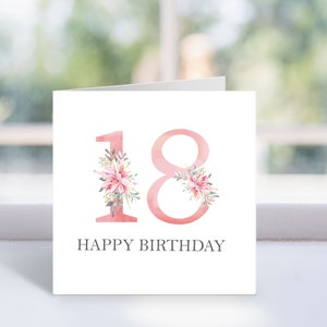 18th Birthday Card, 18th Birthday Card Printable, Spanish 18th Birthday Card, Personalised 18st Birthday Card image 4