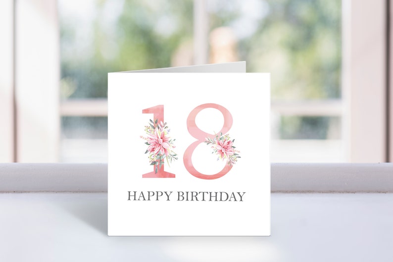 18th Birthday Card, 18th Birthday Card Printable, Spanish 18th Birthday Card, Personalised 18st Birthday Card image 4