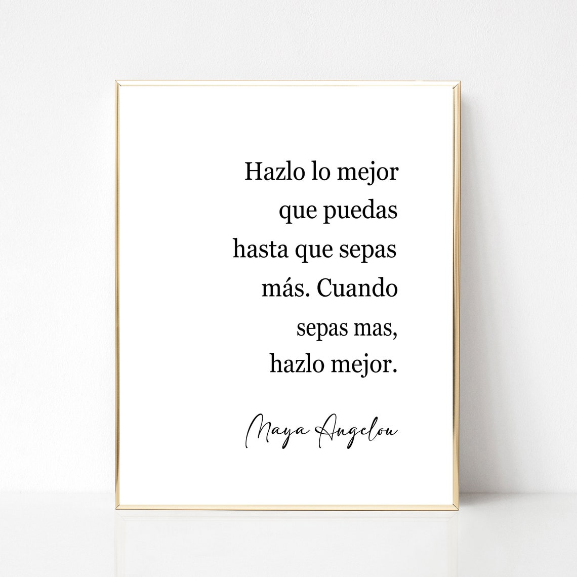 Spanish Quote Printable Maya Angelou Spanish Quote Spanish - Etsy