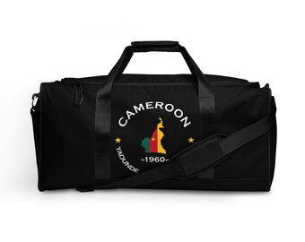 Cameroon Duffle bag , African Tshirt, Africans in Diaspora, African American, African Couple, African Family , Gifts for Africans